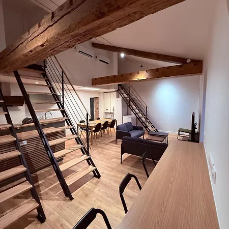 Bedroom N1 In Duplex Lägenhet Clermont-Ferrand